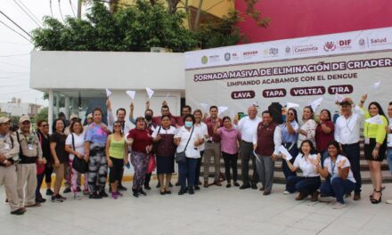 Inician jornada de descacharrización 2023 en Coatzintla, buenos resultados para toda la población