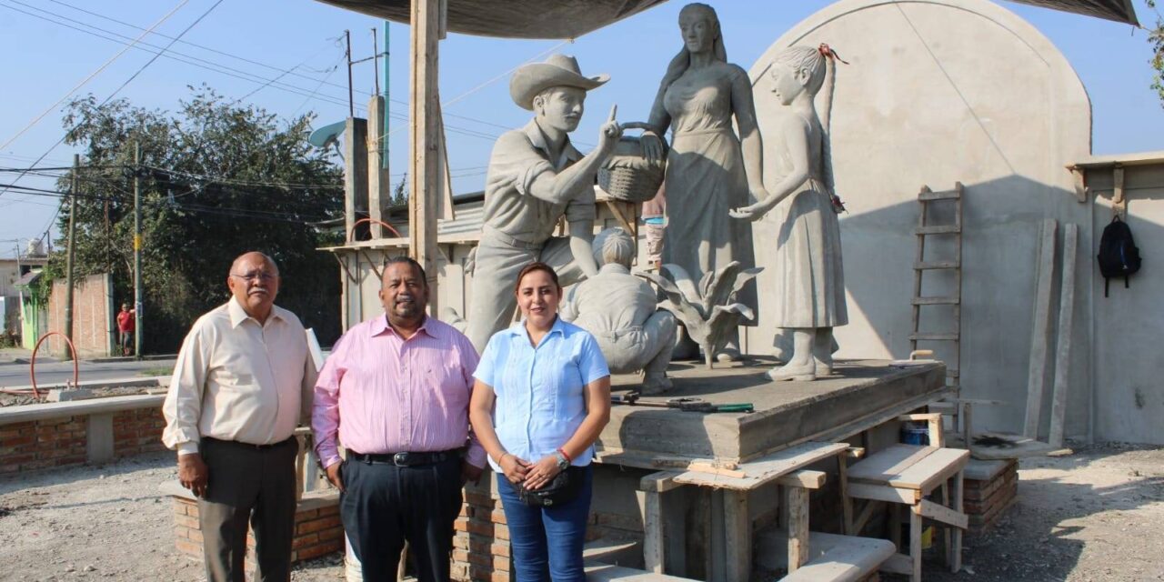 Ubican el monumento a la familia en el acceso a Coatzintla por el libramiento “bicentenario”