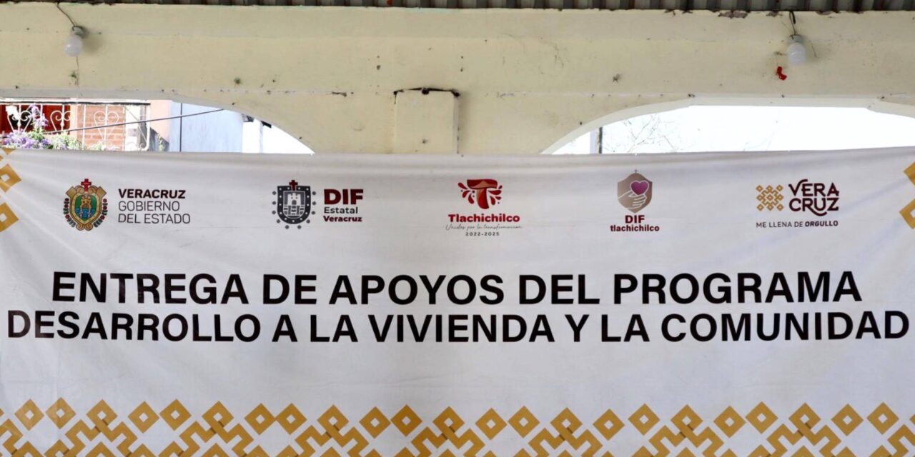 Tlachichilco: Entrega de apoyos de los programas “Proyectos Productivos” y “Desarrollo a la Vivienda y a la Comunidad”