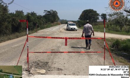 Ozuluama: Apoyo a la vialidad PCM