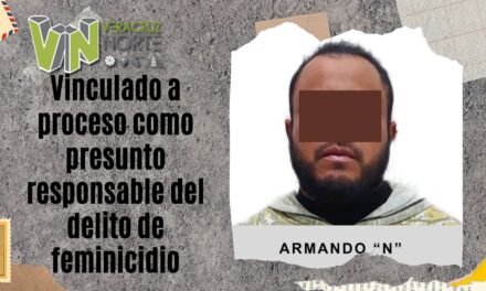 Tuxpan: <strong>Vinculado a proceso como presunto responsable del delito de feminicidio</strong>