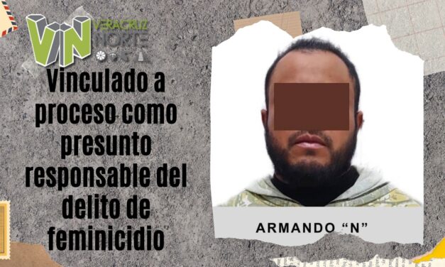 Tuxpan: <strong>Vinculado a proceso como presunto responsable del delito de feminicidio</strong>