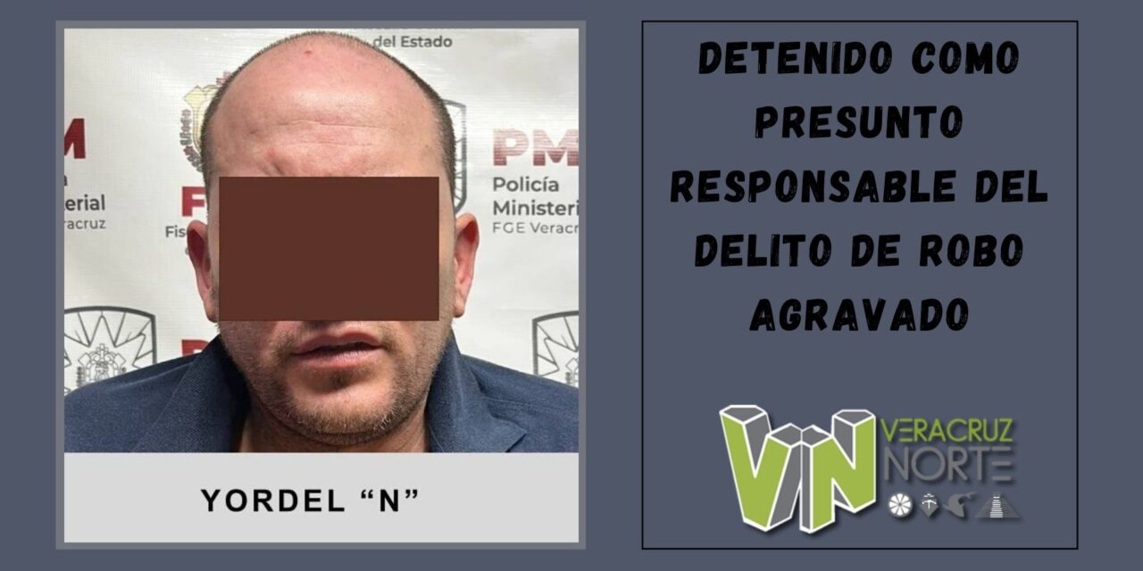 Martínez de la Torre: <strong>Detenido como presunto responsable del delito de robo agravado</strong>