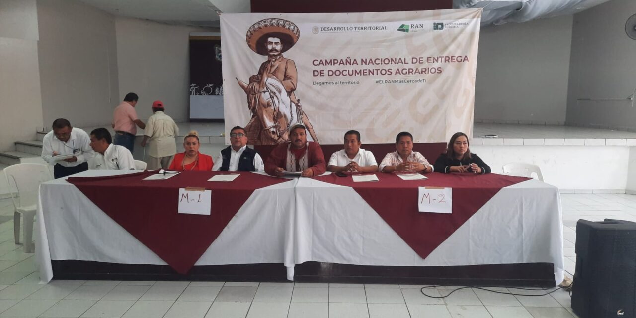 Cazones: Entrega GRATUITA de más de 300 certificados parcelarios y títulos de propiedad a más de 20 comunidades