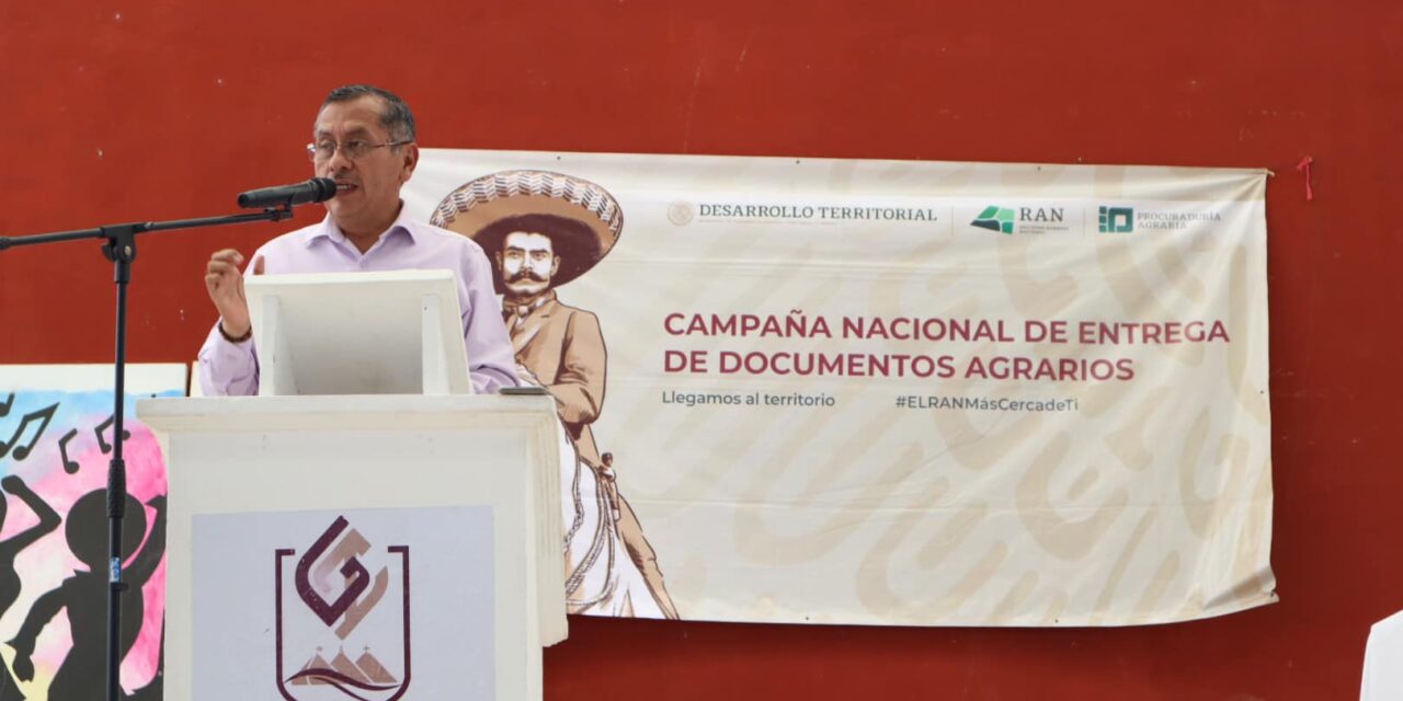 Gutiérrez Zamora: Campaña Nacional de Entrega de Documentos Agrarios