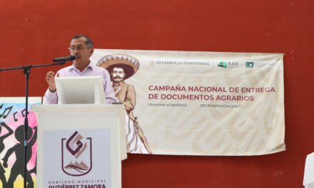 Gutiérrez Zamora: Campaña Nacional de Entrega de Documentos Agrarios