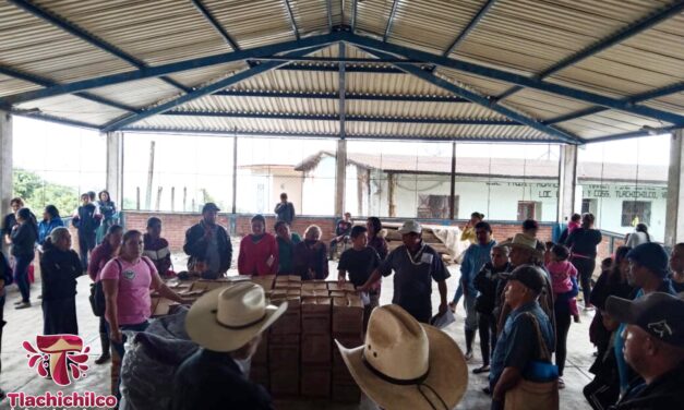 Tlachichilco: Entrega de despensas y cobijas en las comunidades de Landero y Coss