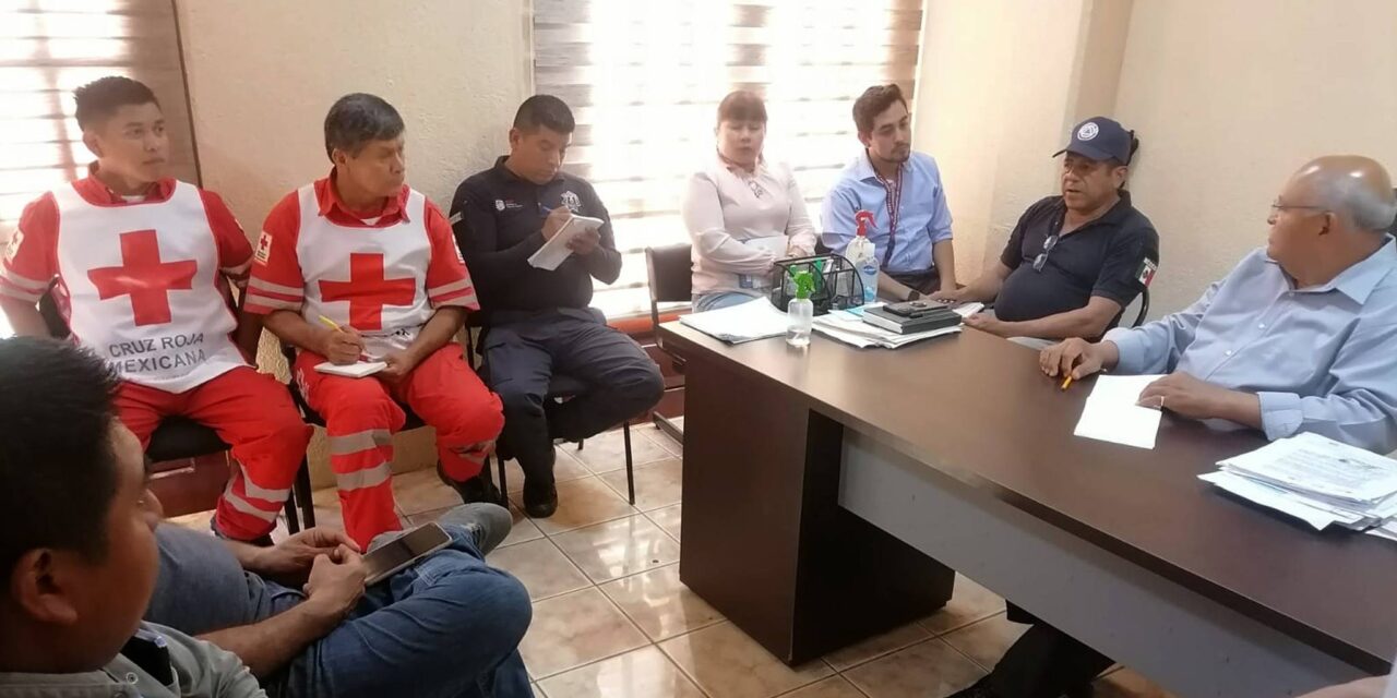 Coatzintla: Reunión del operativo para semana mayor y vacaciones en el municipio
