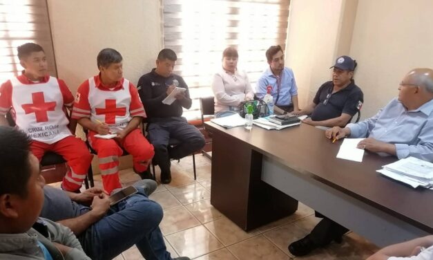 Coatzintla: Reunión del operativo para semana mayor y vacaciones en el municipio