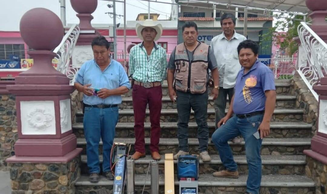 Tempoal: Entrega de una bomba sumergible para Zapotalito Terrero