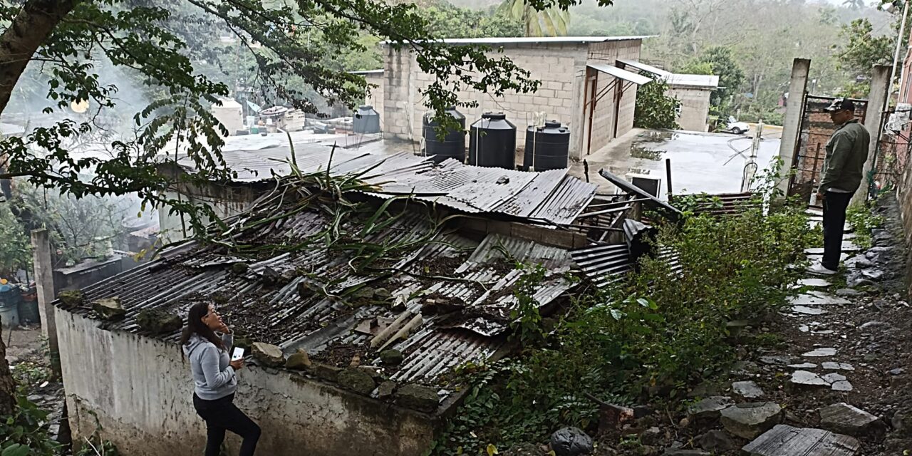 Cerro Azul: Daños materiales que sufrió una vivienda por incendio