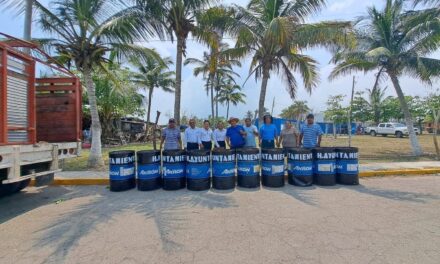 Cazones: donación de 25 tambores 