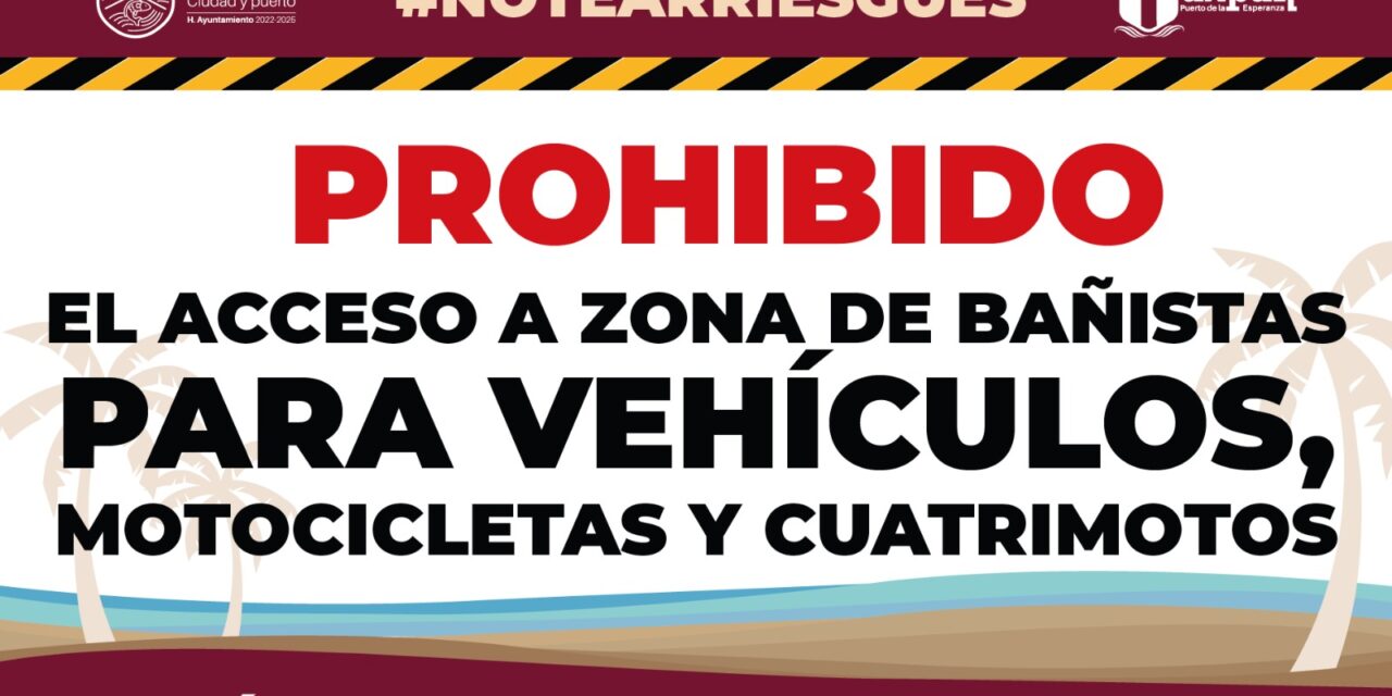 TUXPAN: INVITAN A SEGUIR MEDIDAS PREVENTIVAS DURANTE VACACIONES DE SEMANA SANTA 2023