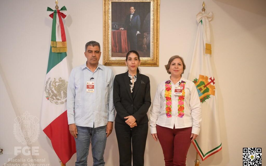 Fiscal general se reúne con la presidente municipal de Tamiahua