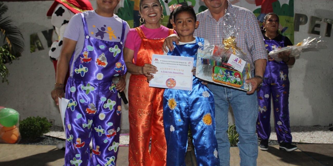 Tepetzintla: SIPINNA presente en el festejo del Día del niño