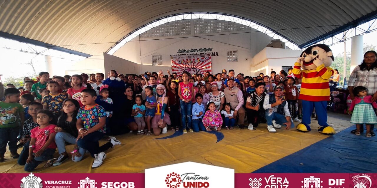 TANTIMA: ZAPOTAL Y LOCALIDADES ALEDAÑAS CELEBRAN EL DIA DEL DEL NIÑO CON UN MARAVILLOSO ESPECTACULO DE CIRCO 