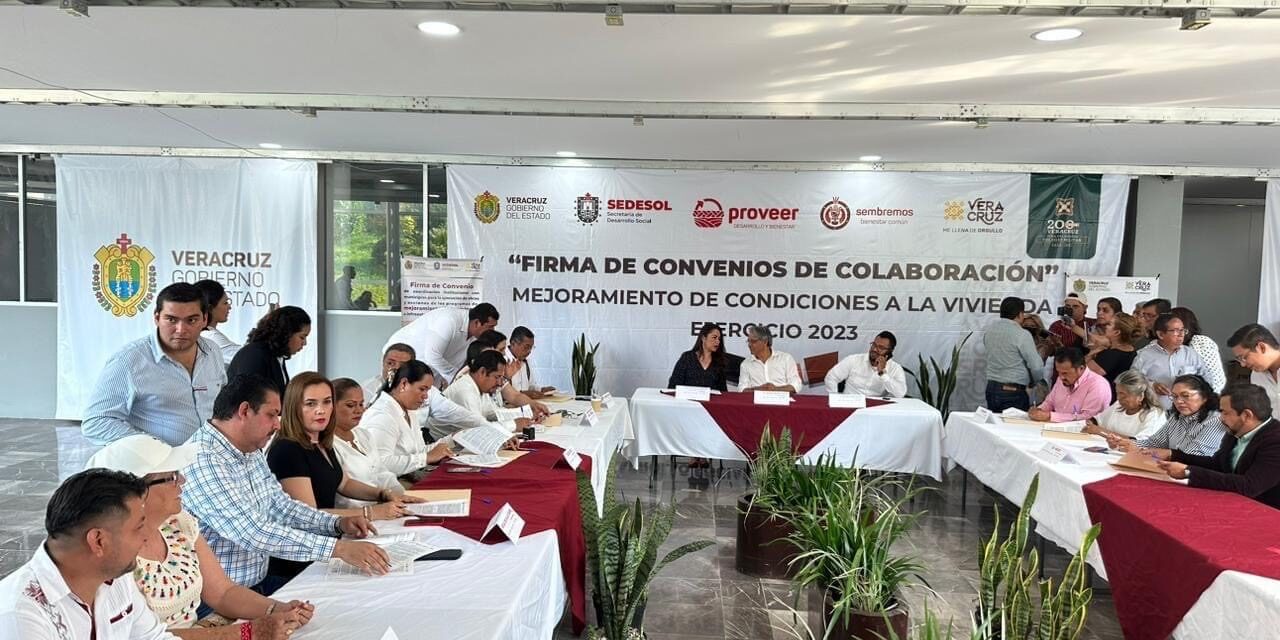 Tantima: Firman Convenio de Colaboración para mejoramiento de condiciones de vivienda