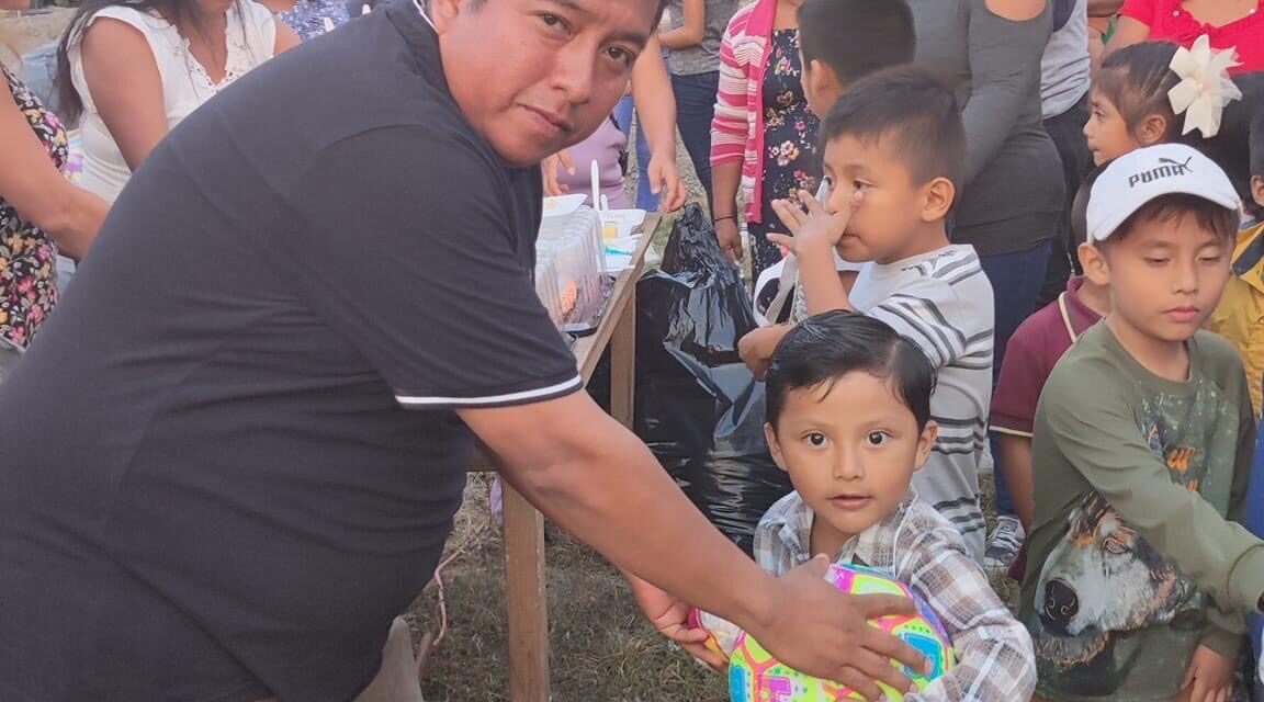 Cazones: Grandes momentos de alegría y diversión se llevaron los niños