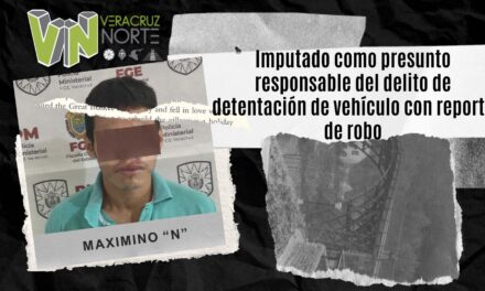 Martínez de la Torre: Imputado como presunto responsable del delito de detentación de vehículo con reporte de robo