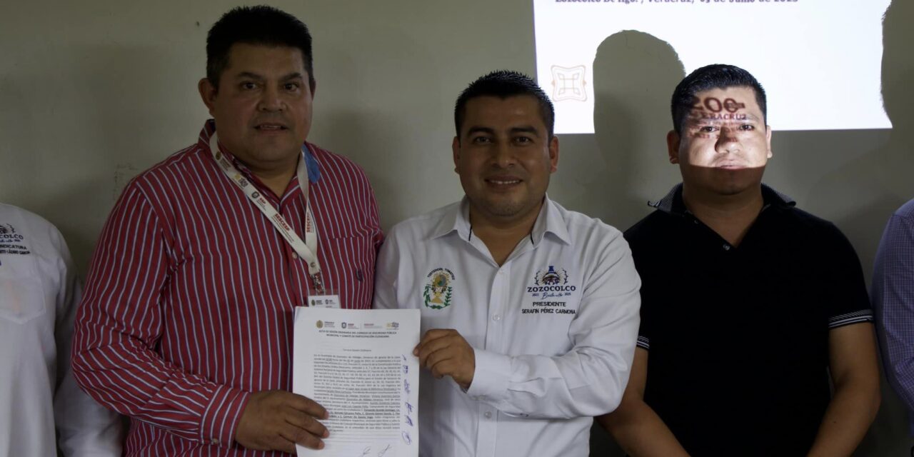 Zozocolco: Sesión Ordinaria del Consejo de Seguridad Pública Municipal y Comité de Participación Ciudadana