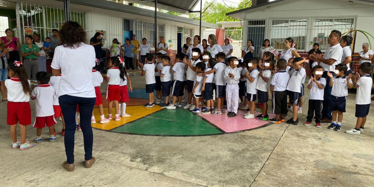 Gutiérrez Zamora: Simulacro de armas de fuego en Jardín de Niños
