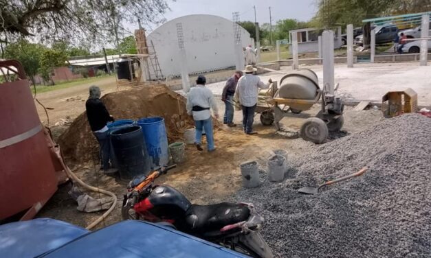 Ozuluama: Obra de la construcción de la galera pública de Chaca Gorda