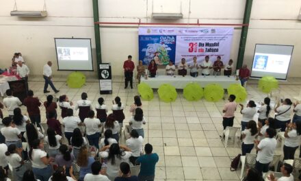 Coatzintla: Conmemoran la UBBJ “Día Mundial sin Tabaco” en coordinación con UNEME-CAPA y ayuntamiento