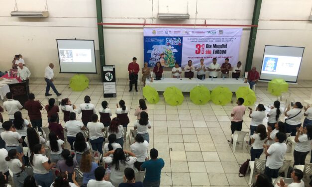 Coatzintla: Conmemoran la UBBJ “Día Mundial sin Tabaco” en coordinación con UNEME-CAPA y ayuntamiento