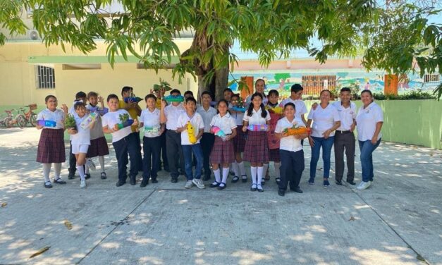 Tecolutla: Taller de reciclaje