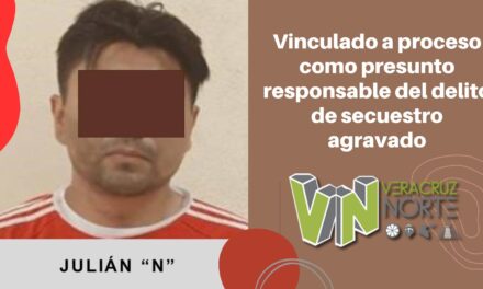 Tuxpan: Vinculado a proceso como presunto responsable del delito de secuestro agravado