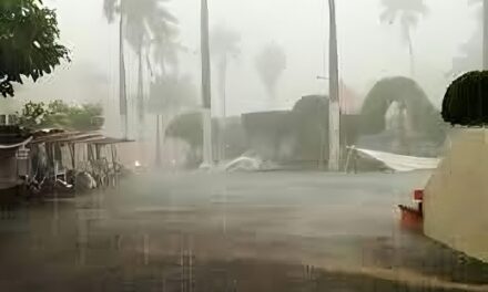 Devastadora tromba deja en ruinas los puestos de comerciantes en Tantoyuca