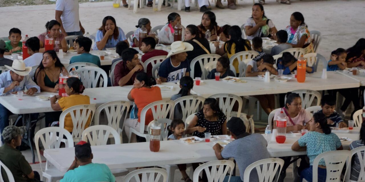Mecatlán: Convivió general en localidad Puxtla