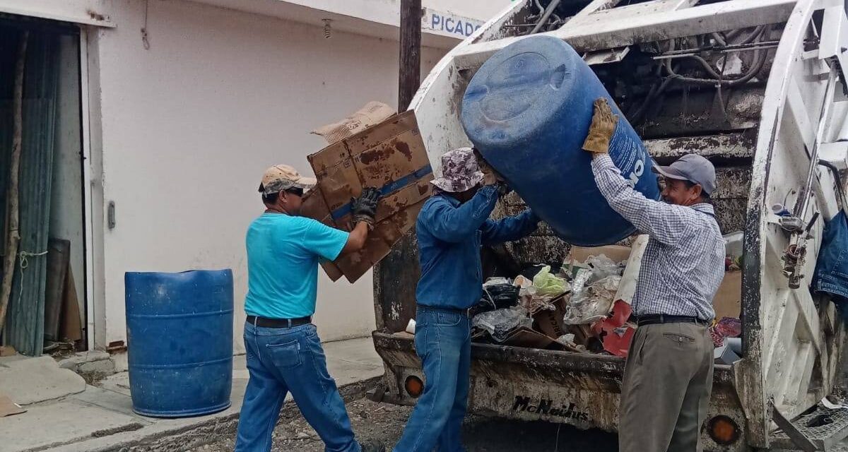 Pánuco: Servicio a la ciudadanía en la recolección de basura