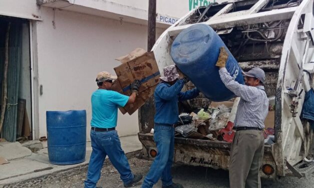 Pánuco: Servicio a la ciudadanía en la recolección de basura