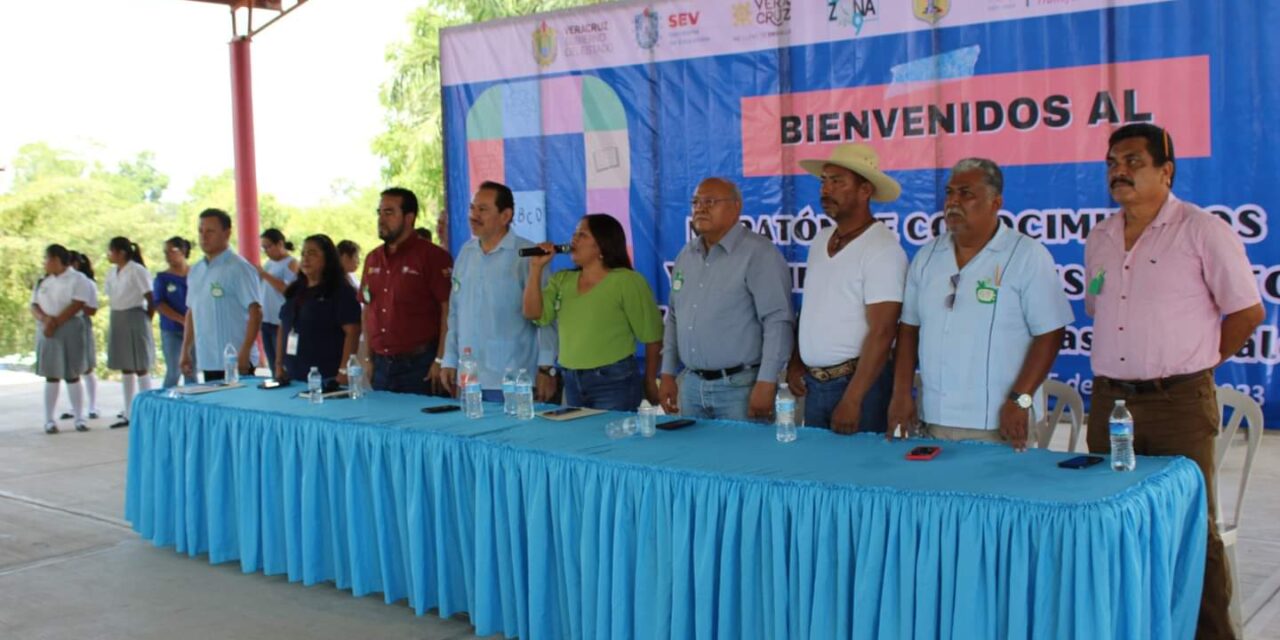 Gana evento de telesecundarias estatales escuela de Coatzintla