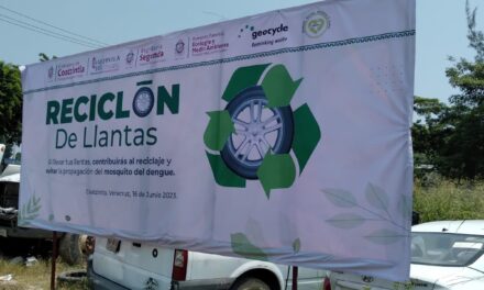 Siguiente “Reciclón” en Coatzintla permite deshacerse de mas llantas sin daño al ambiente: Ecología