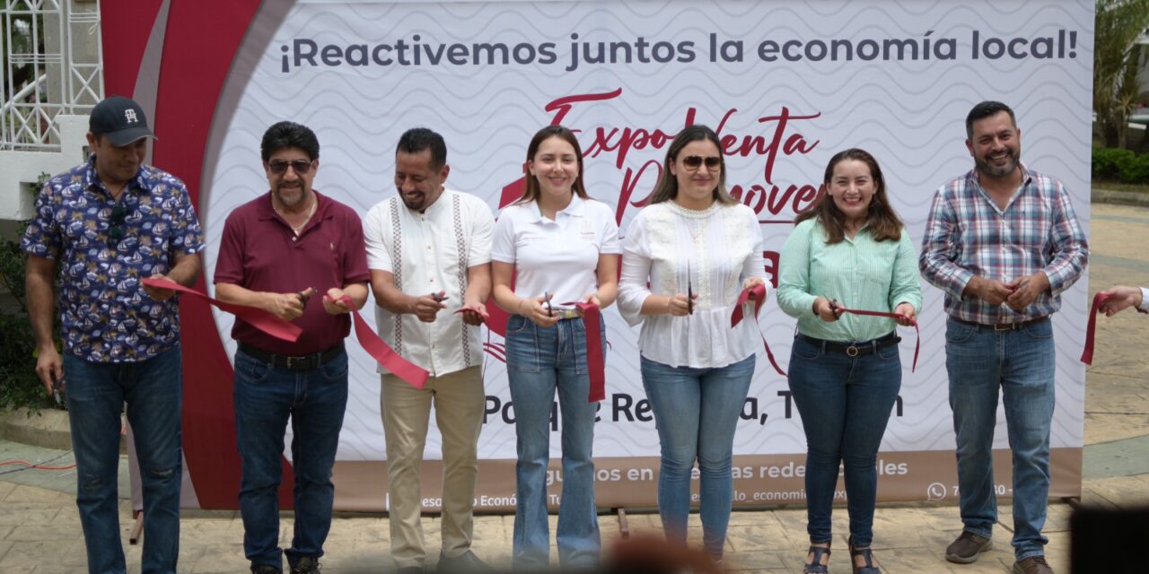 TUXPAN: CON GRAN ÉXITO SE INAUGURÓ LA EXPO VENTA PROMOVER 2023, EN EL PARQUE REFORMA.