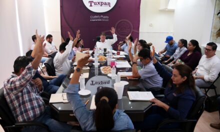 Tuxpan: En sesión ordinaria de cabildo se aprueba corte de caja del mes de julio