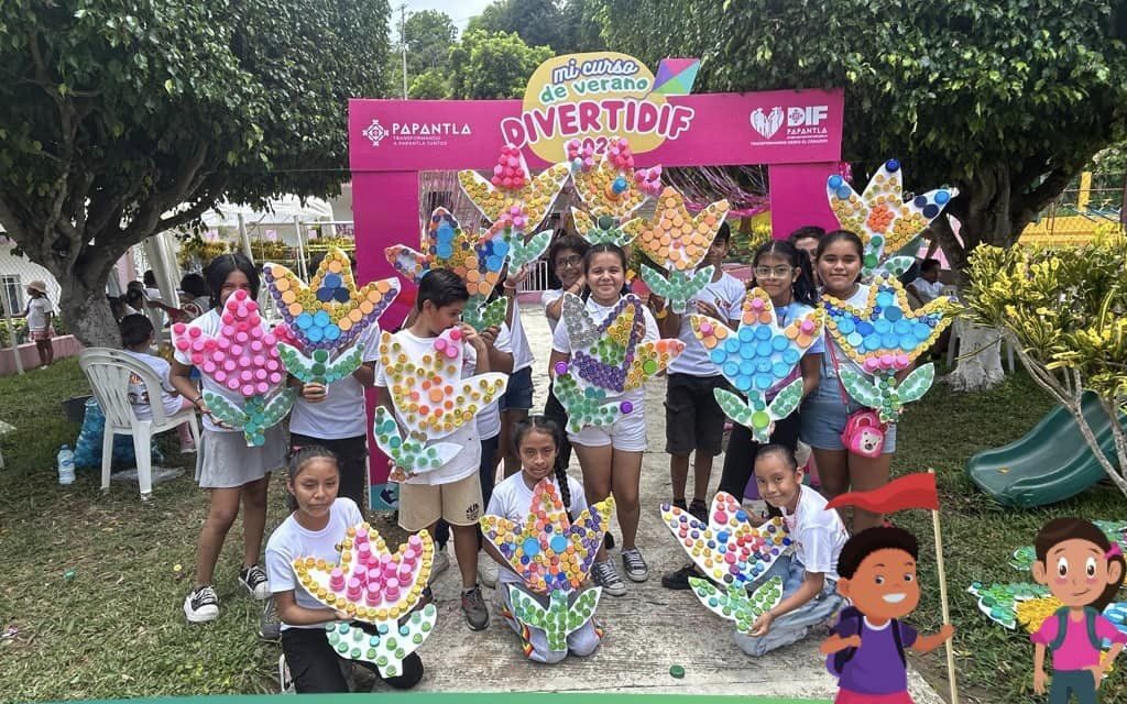 Exitoso arranque del «Curso de Verano DivertiDIF 2023» en C.A.D.I de Papantla