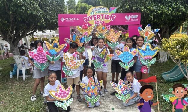 Exitoso arranque del «Curso de Verano DivertiDIF 2023» en C.A.D.I de Papantla