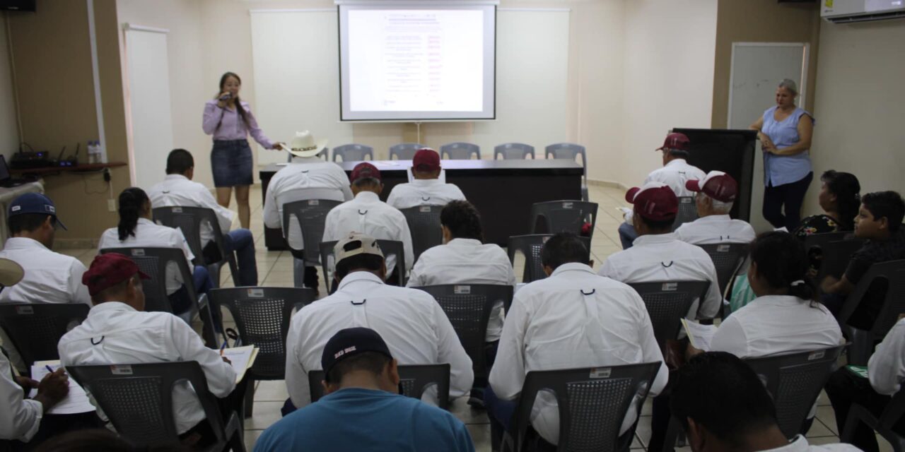 Reunión y taller de agentes, sub agentes y jefe de cuartel en el Ayuntamiento Municipal de Ozuluama