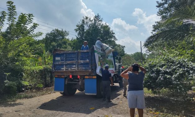 Exitosa jornada de descacharrización en localidades de Citlaltépetl para promover la salud pública