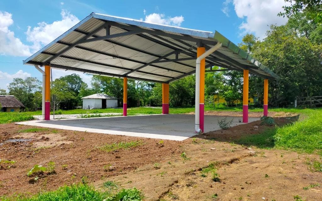 Avanza la Construcción de la Galera de Usos Múltiples en Frontera, Ozuluama de Mascareñas