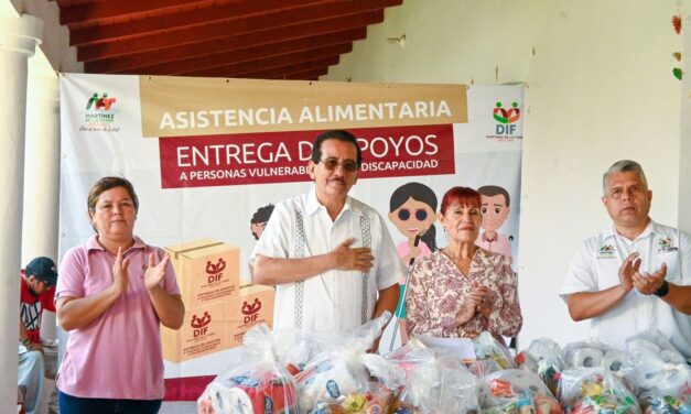 Martínez de la Torre: Con programa de asistencia alimentaria, DIF y Ayuntamiento generan bienestar