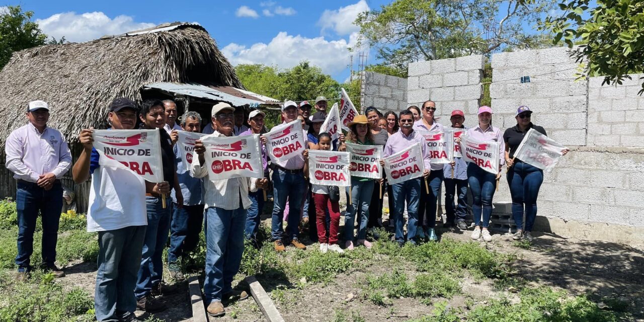 Ozuluama: Iniciamos obra en ampliación Alto del Tigre con 10 cuartos dormitorios