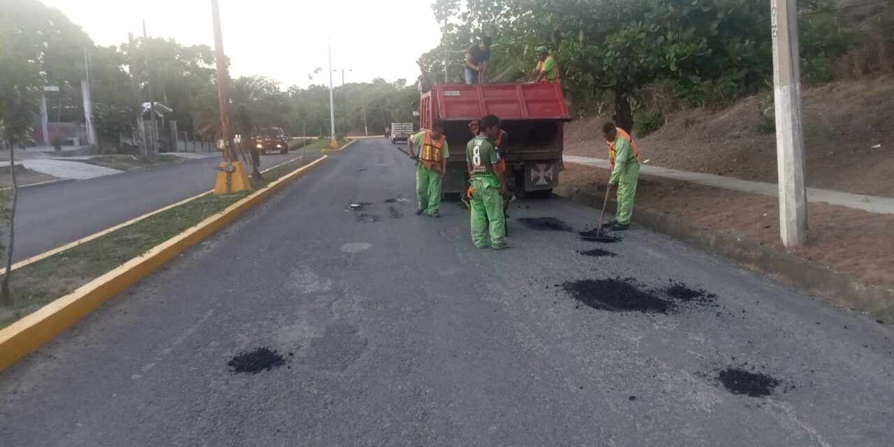 Ozuluama: Inician Trabajos de Rehabilitación del Boulevard Sara García Iglesias en la Cabecera Municipal