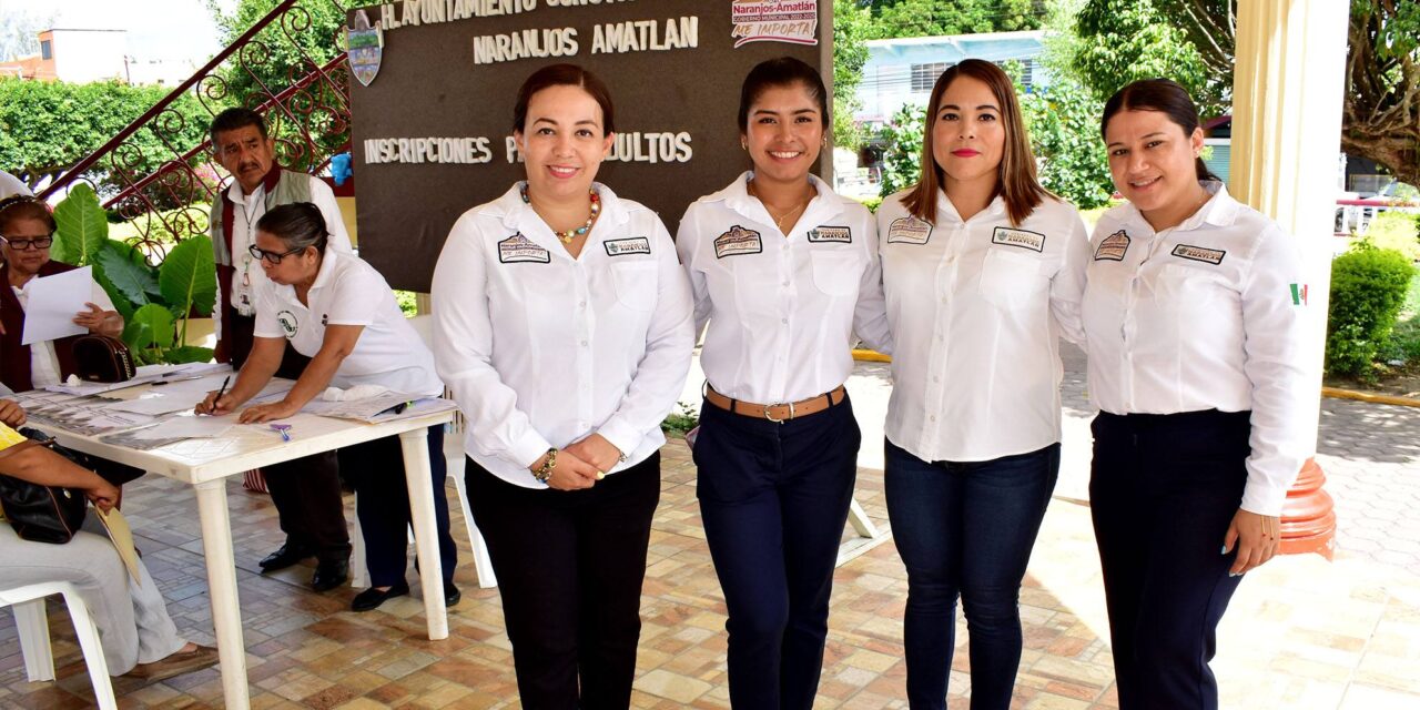 Naranjos: Inscripción del Programa “Alfabetizar para el Bienestar”