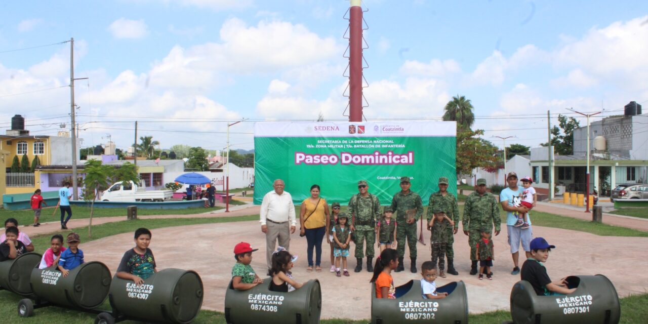 Coatzintla: Paseo Dominical en el Parque Furberos