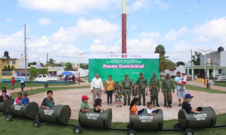 Coatzintla: Paseo Dominical en el Parque Furberos