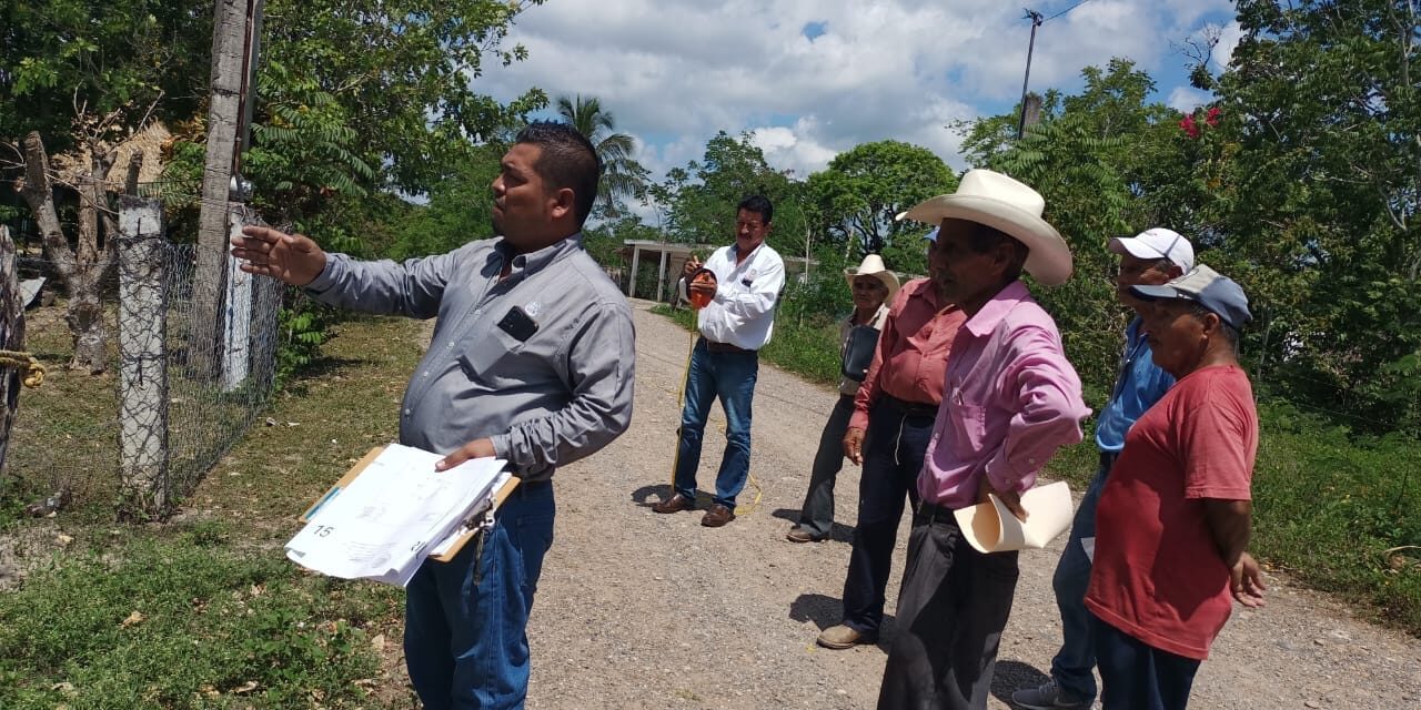 Ozuluama: Actualización del Plano de la Comunidad Dos Esterillos por el Departamento de Catastro Municipal